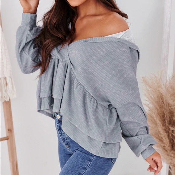 Hooded Tie Dye Top - Picture 5 of 6